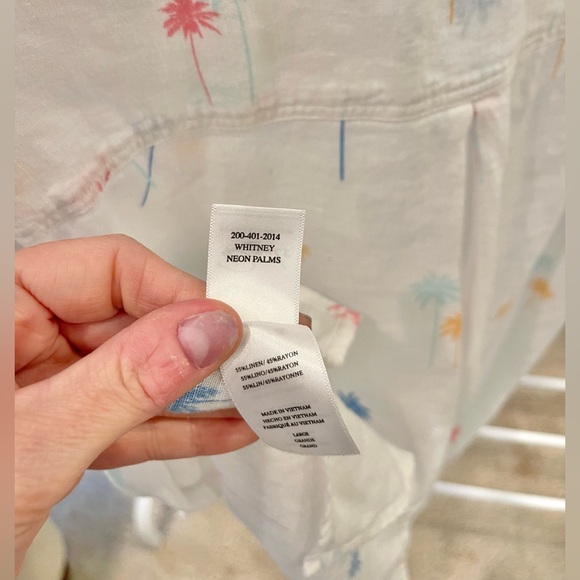 Rails palm tree button down - Picture 6 of 6